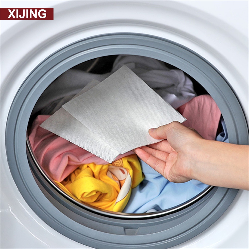 XJ-Laundry Color Catcher Absorption Sheet for Washing Machine Mixed Wash