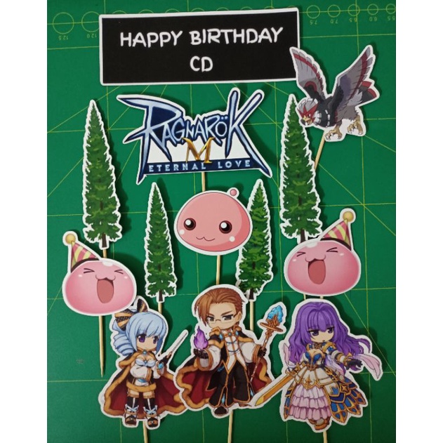 RAGNAROK CAKE TOPPER (FREE ADD NAME) | Shopee Malaysia