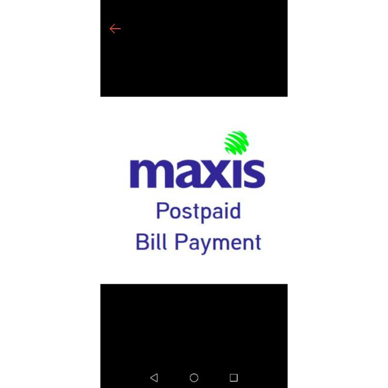 Maxis Postpaid RM 50 bill payment | Shopee Malaysia