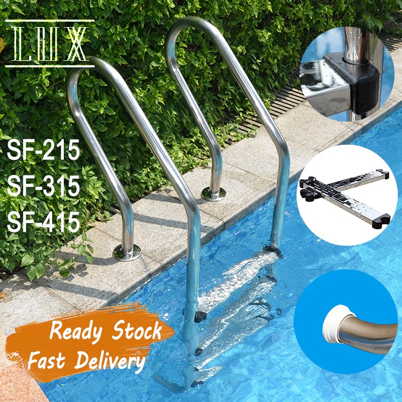 Ready Stock SF315 Stainless Steel Swimming Step Pool Ladder Equipment