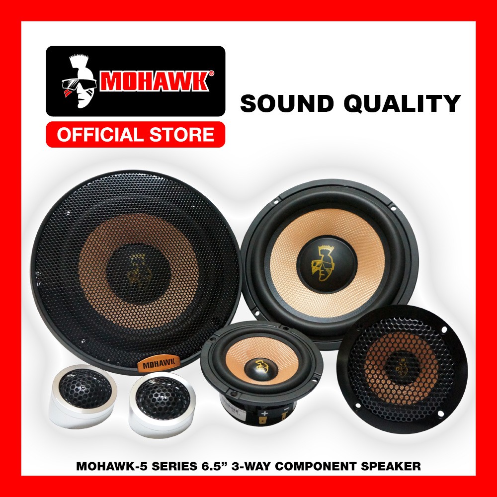 MOHAWK Car Audio M5-SERIES inch 3-Way SQ Component