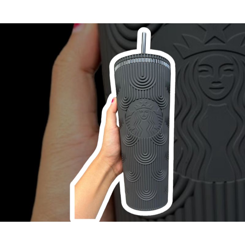 New cold cup black scales starbucks blink Tumbler 24oz Shopee Malaysia
