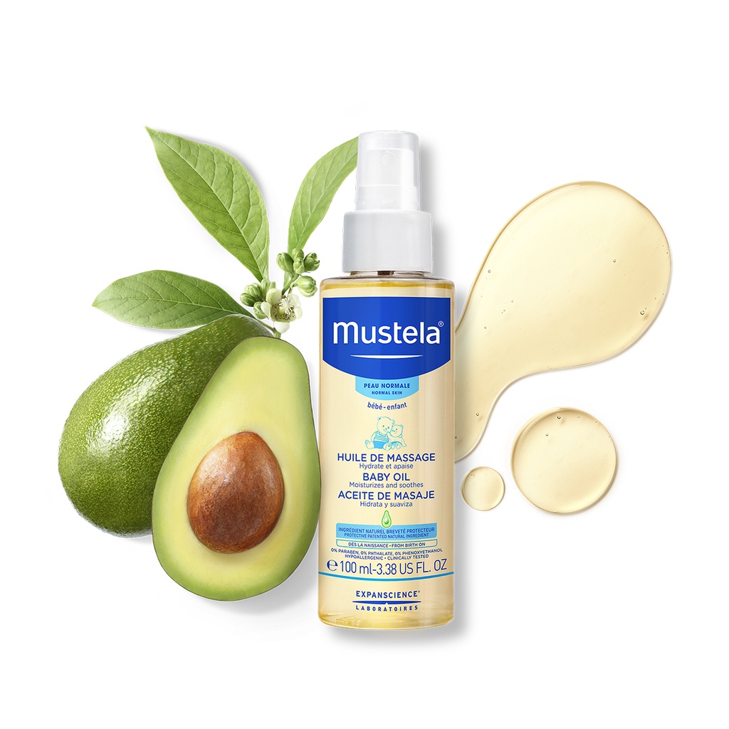Mustela Baby Oil With Avocado Oil - 100ml main image 1