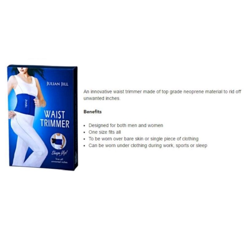 Bengkung Original Pecah Lemak Julian Jill Waist Trimmer Good Quality 1pc Shopee Malaysia