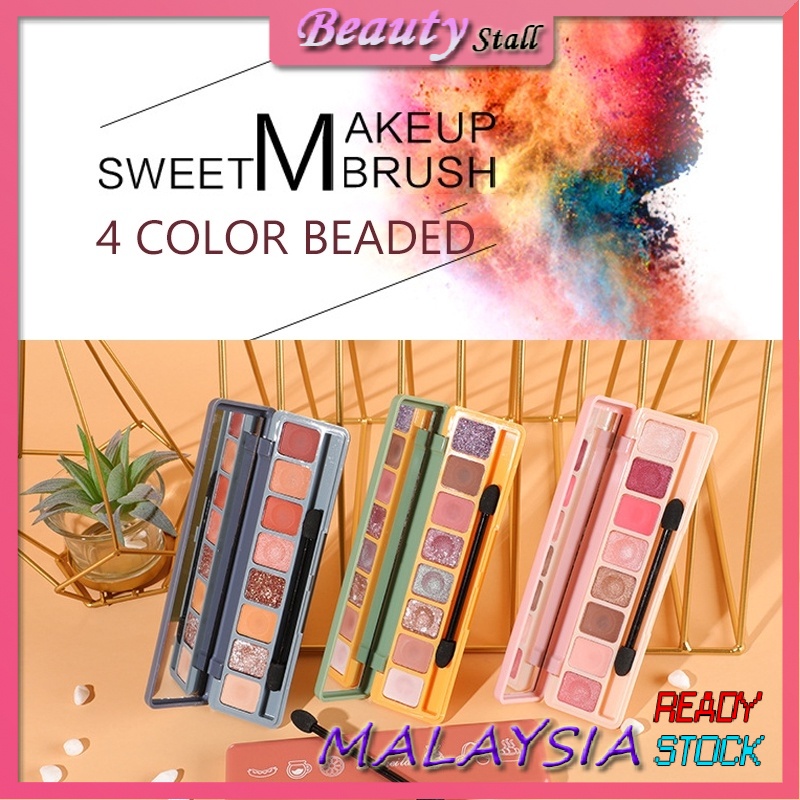 BeautyStall CO071 8 Colour Eyeshadow Matte Palette Longlasting Malaysia Ready Stock Eye Make Up