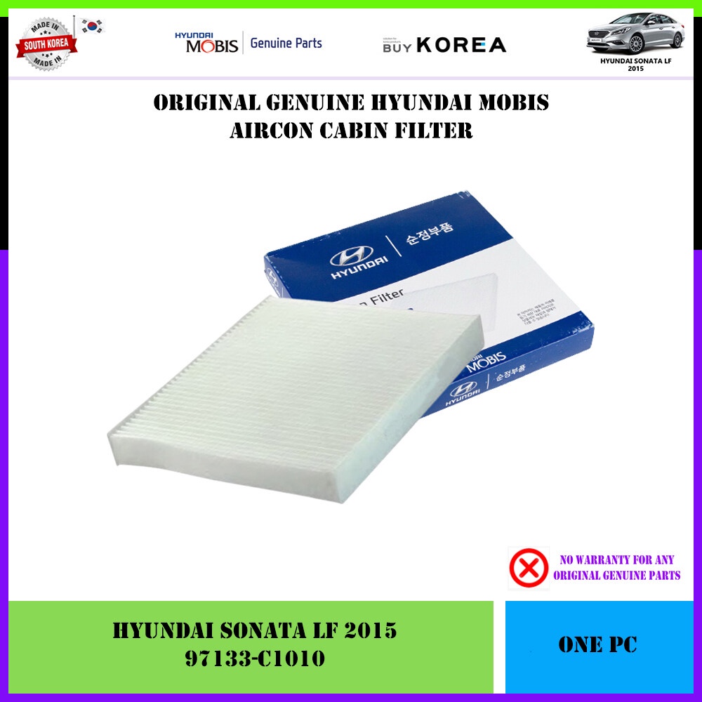 Hyundai Sonata LF 2015 Genuine Hyundai Mobis Air Con Cabin Filter