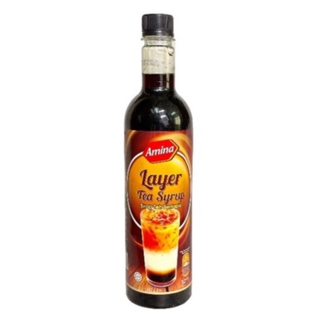 AMINA Layer Tea/Honey/Thai Tea/ Thai Green Tea Syrup 750mL | Shopee ...