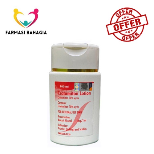 CROTAMITON LOTION 100ML FOR SCABIES Shopee Malaysia