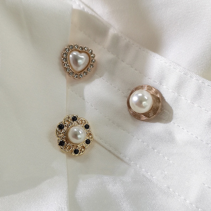 10 Pieces/lot 20 Styles Women's Shirt Buttons with Rhinestone Shirt ...