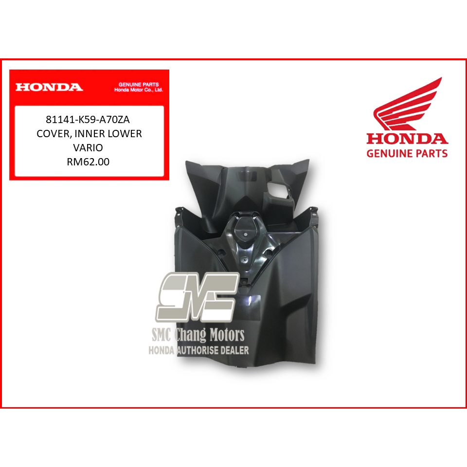 HONDA VARIO COVER, INNER LOWER (100%ORIGINAL PARTS) | Shopee Malaysia