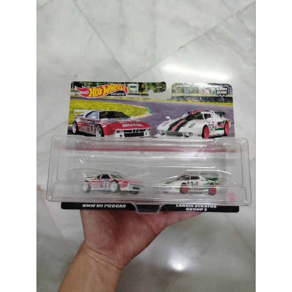 Hot Wheels Premium 2022 Car Culture Twin Pack Bmw M1 Procar And Lancia Stratos Group 5 Shopee 0907
