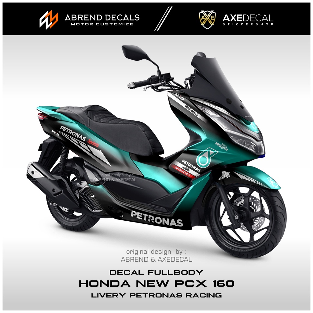 Decal Fullbody Pcx 160 New Petronas/Sticker Motorcycle Honda Pcx 160