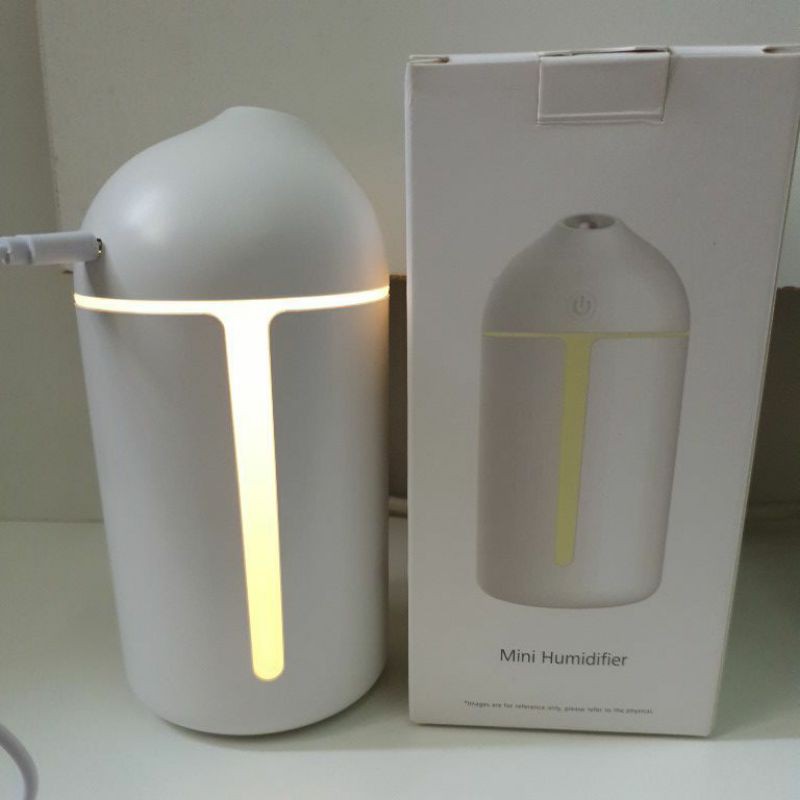 💯 LED Mini Humidifier 320ml - Air Diffuser Air Purifier (Gift) | Shopee ...