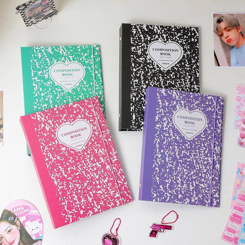 New Korean A5 Photocard Binder Cover Photo Album Star Card Organizer ...