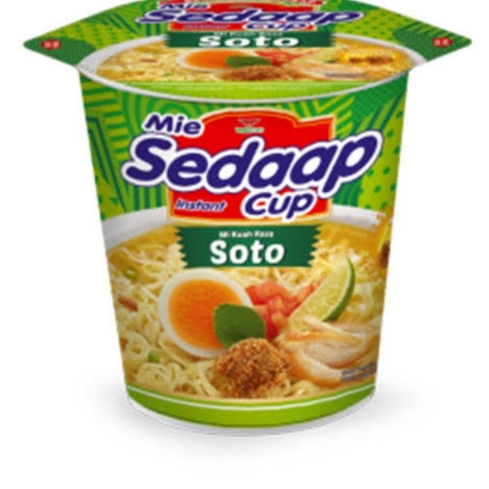 Mie Sedaap Cup Instant Mi Kuah Rasa Soto Shopee Malaysia