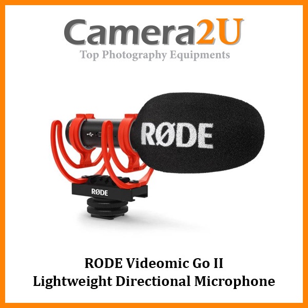 Rode VideoMic GO II Camera-Mount Shotgun Microphone | Lightweight Directional Mic For Video