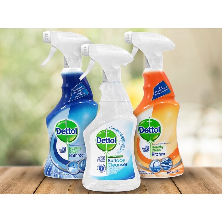 Dettol Surface Cleanser Spray Dettol Healthy Clean Bathroom Spray Dettol Healthy Clean