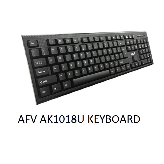 AVF AK1018U WIRED USB FULL SIZE KEYBOARD BLK | Shopee Malaysia
