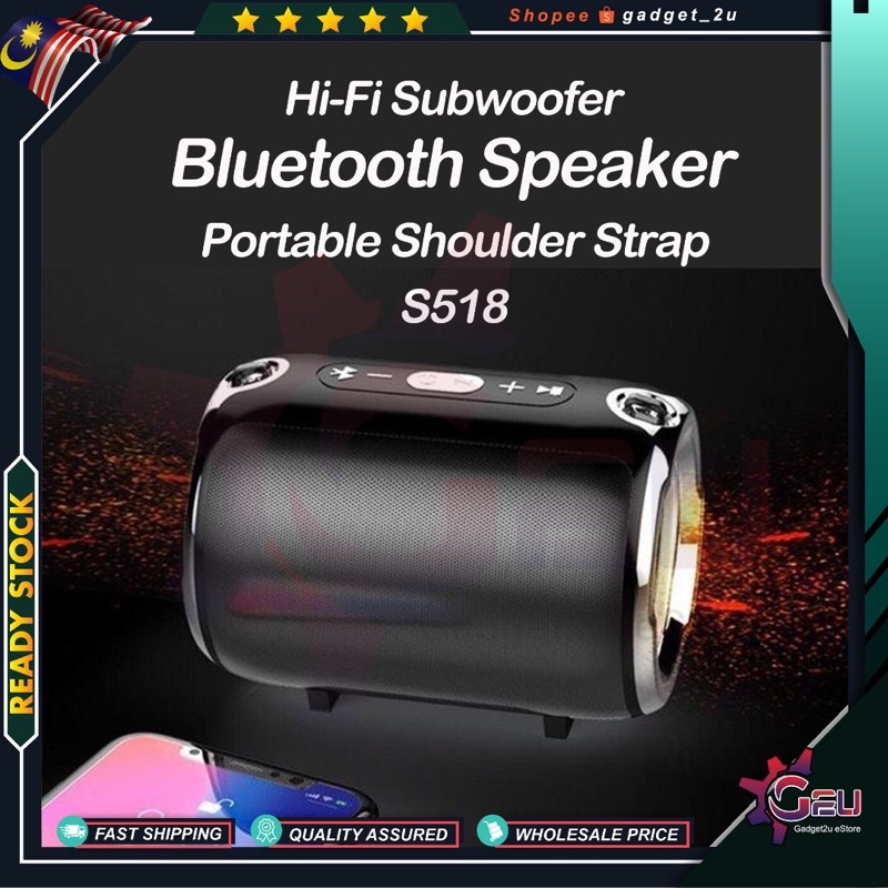 S518 best sale bluetooth speaker