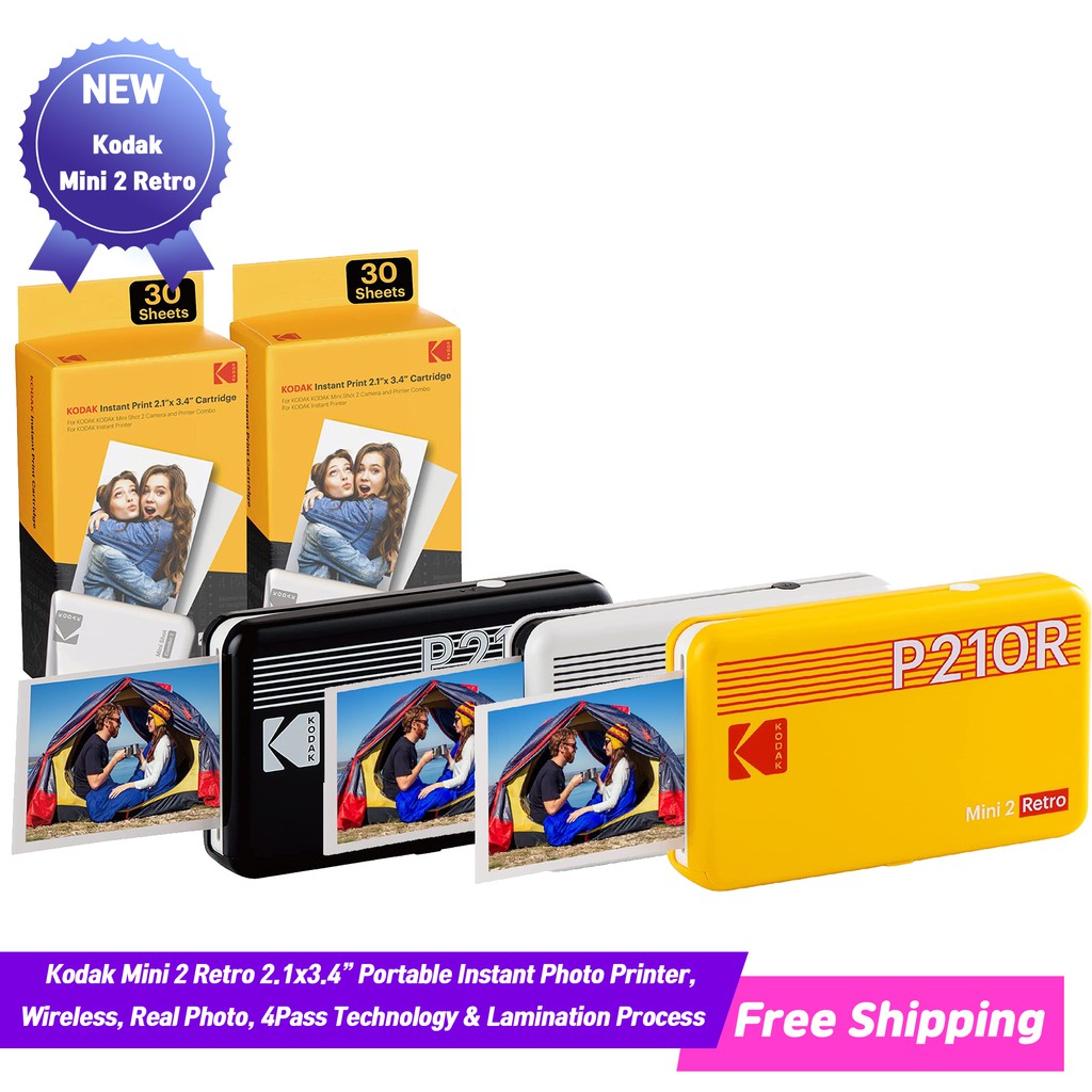 Kodak Mini Retro Portable Instant Photo Printer