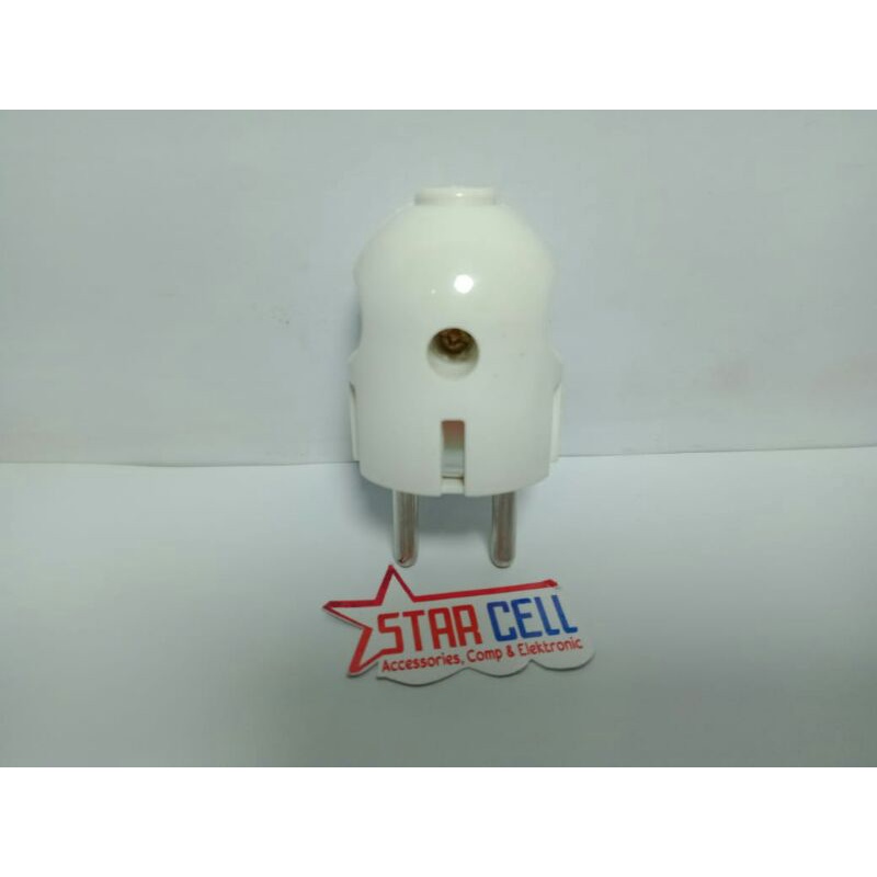 PUTIH Broco ROUND GROUND PLUG (WHITE) | Shopee Malaysia