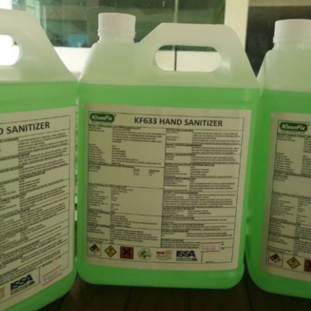 Hand Sanitizer 5L Antibacterial Non sticky KKM Approved Shopee Malaysia