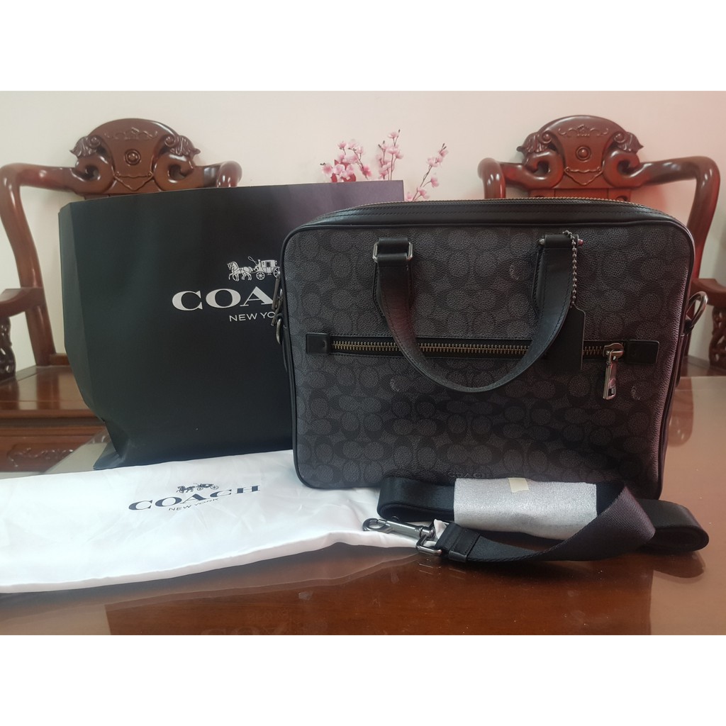 Coach store kennedy briefcase