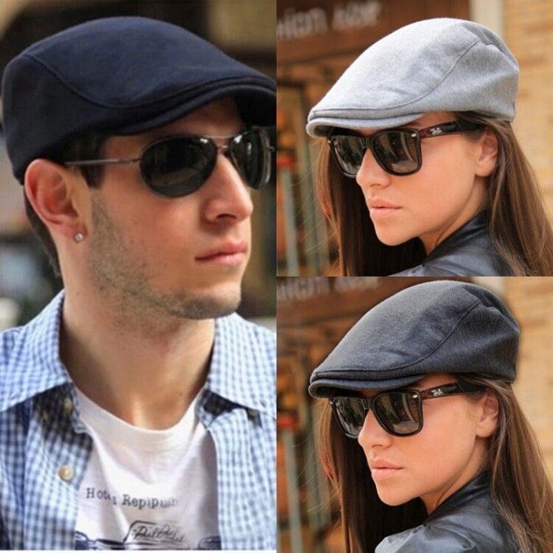 日系复古前进帽男女通用/透气鸭舌侦探帽韩版百搭贝雷帽.Japanese retro forward hat for men and women ...