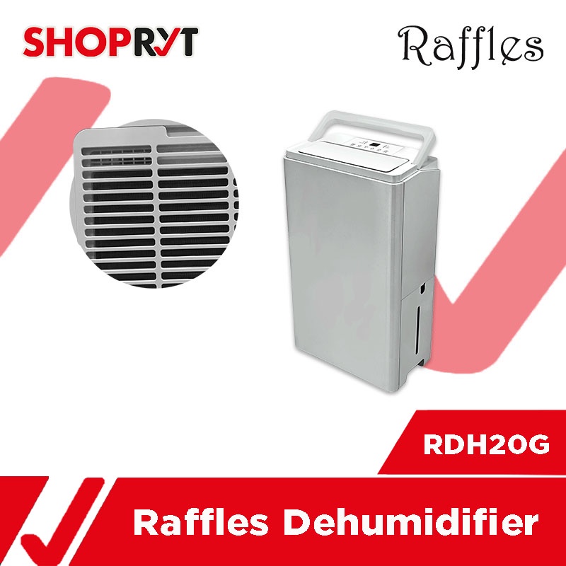 Raffles Portable 20 Liters/day Dehumidifier RDH20G with Ionizer and Fan ...