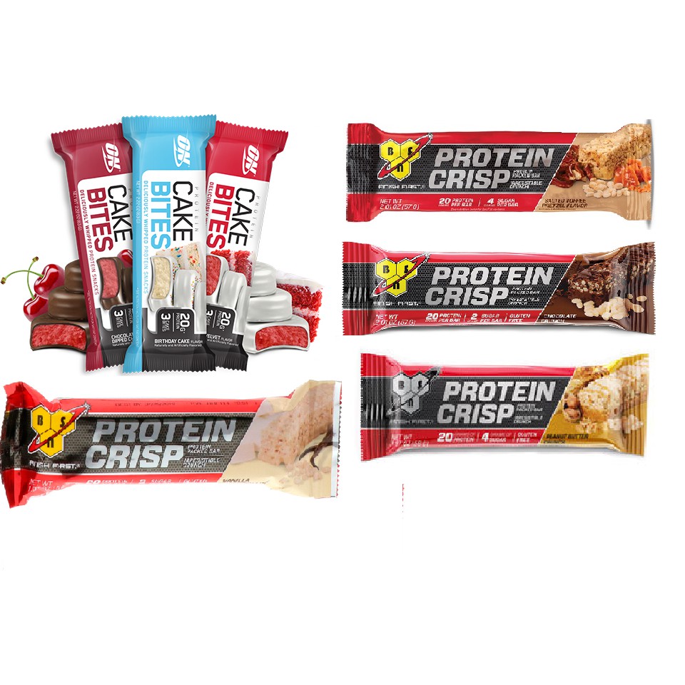 ORIGINAL protein crips bar Optimum nutrition 1 protein bars gain muscle