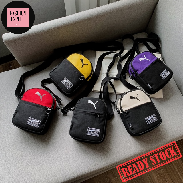 READY STOCK FEW Bag Silang Puma 2 Tone Colour Sling Bag BAg Lelaki Sling Bag Bag Perempuan Murah Shopee Malaysia