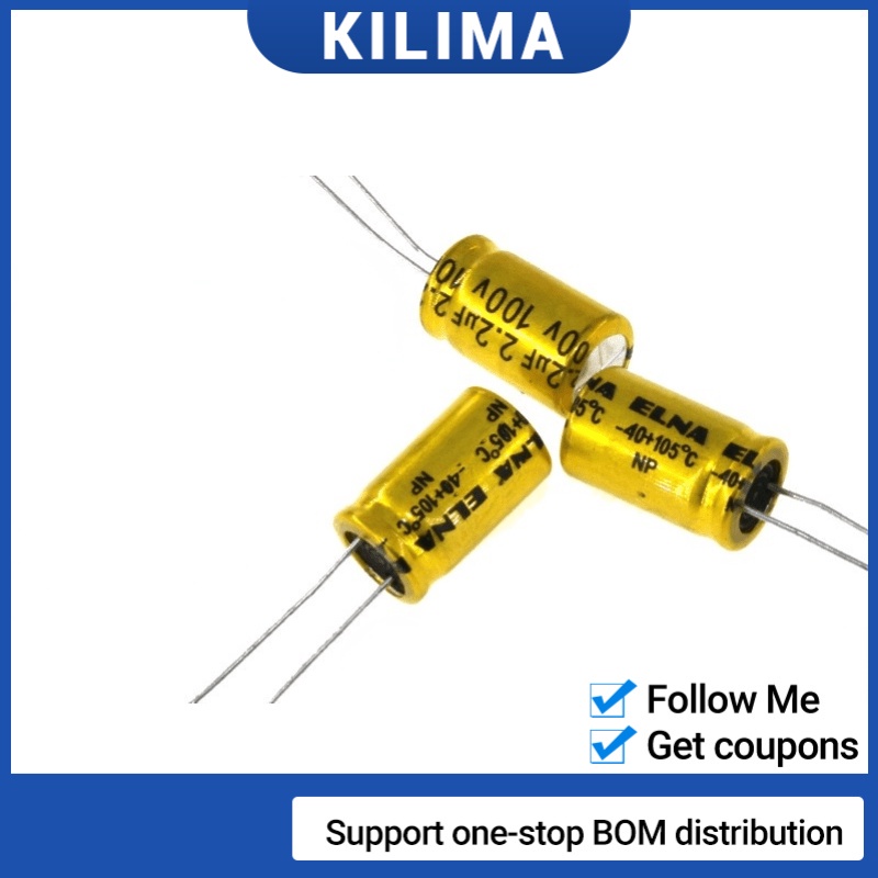 CAP 100 R 22U 500V NP: 22uF 500Vdc Audio Note Kaisei NON POLAR Electrolytic Capacitor