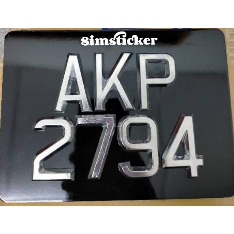 RIBET BESI NOMBOR PLATE MOTOR | Shopee Malaysia