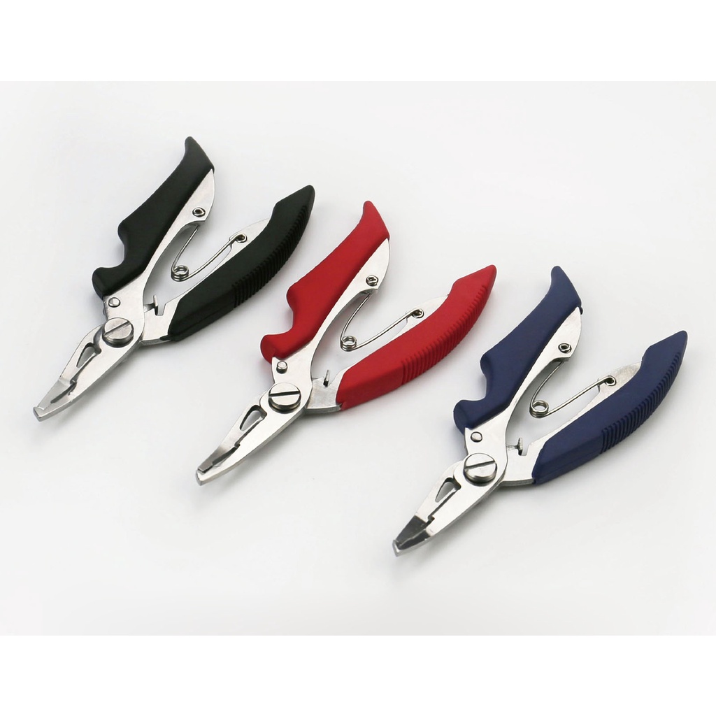 Small Fishing Pliers Split Ring Remover Cutter Scissor with Soft Rubber ...