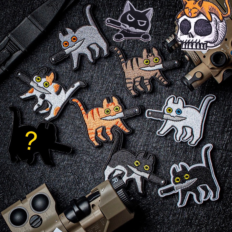 [Customized Velcro with Picture] What bad thoughts do cute cats have