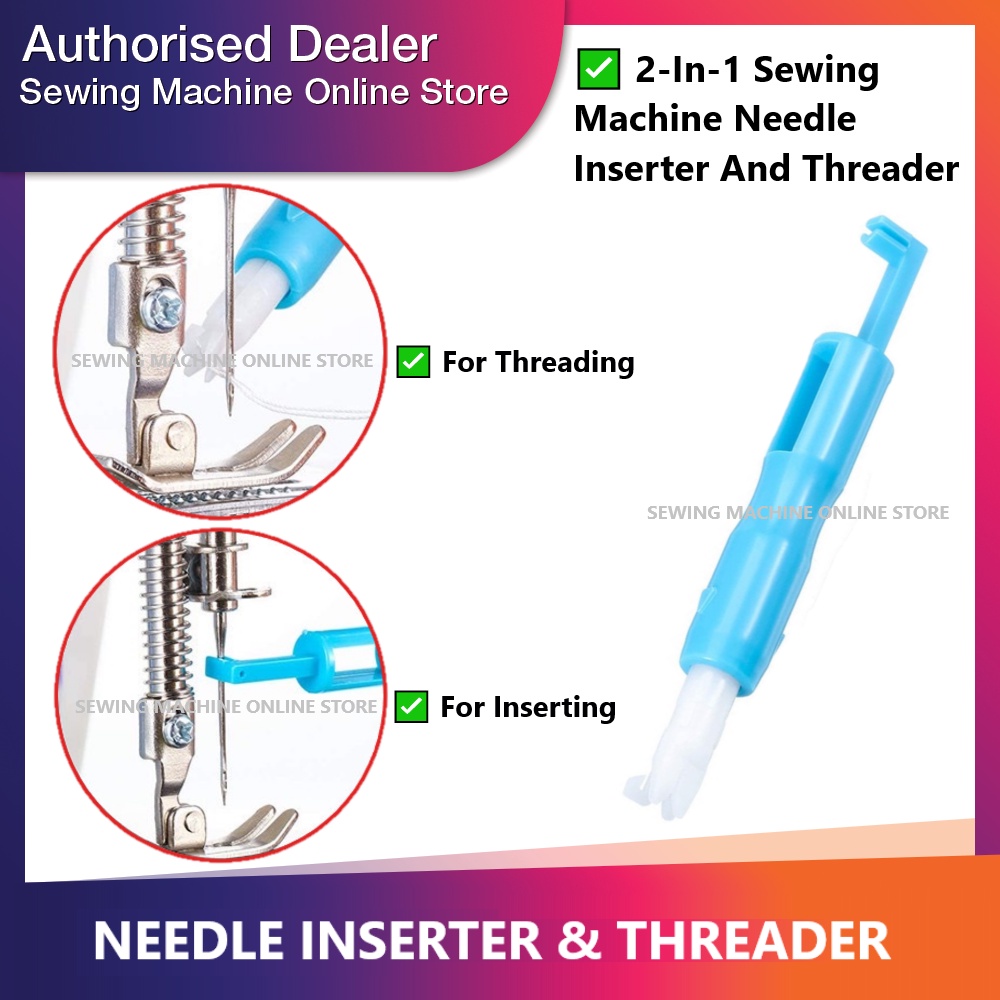 🔥READY STOCK 🔥Sewing Machine Needle Inserter And Threader / Sewing ...