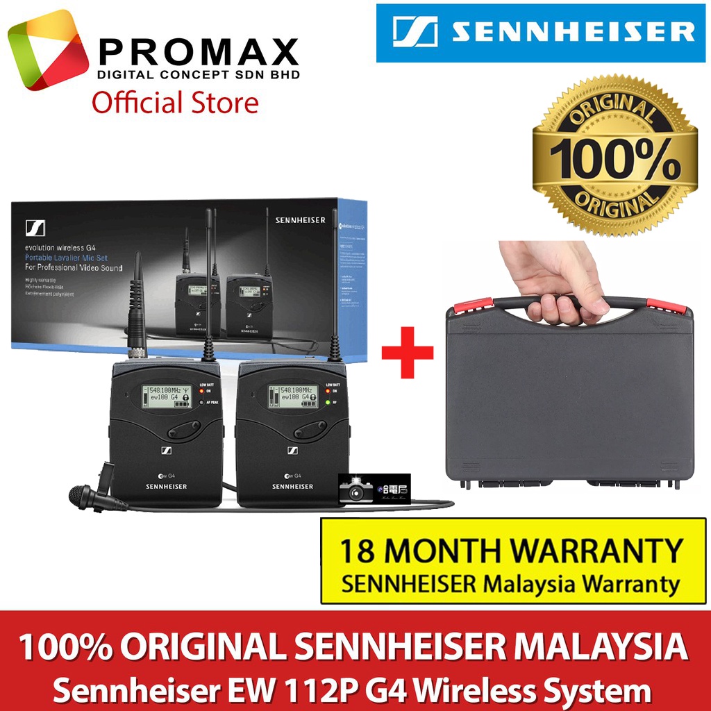 *ORIGINAL* Sennheiser ew112P G4 Camera Mount Wireless Microphone System