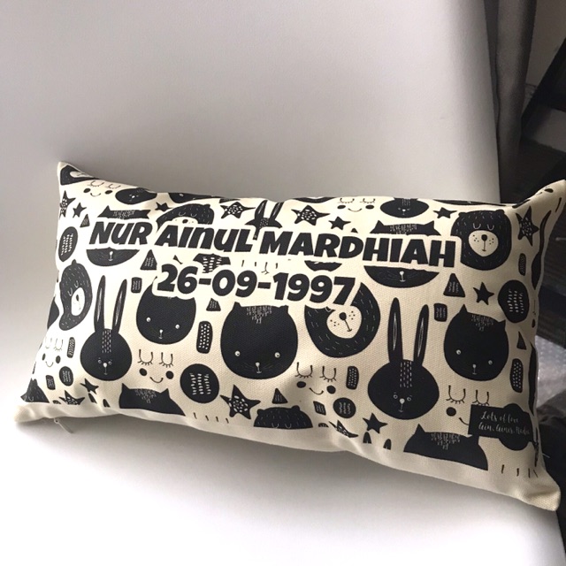 Personalised name outlet pillow