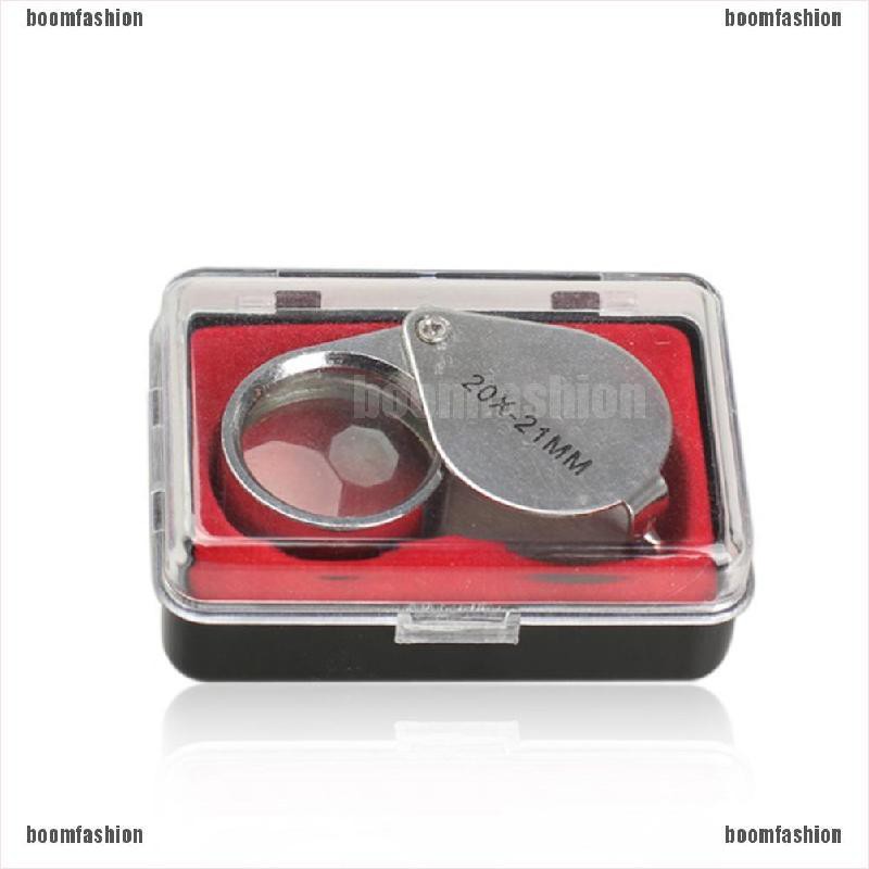 [Hundred] Portable 20 x 21mm Jewelry Magnifying Glass 20X Folding