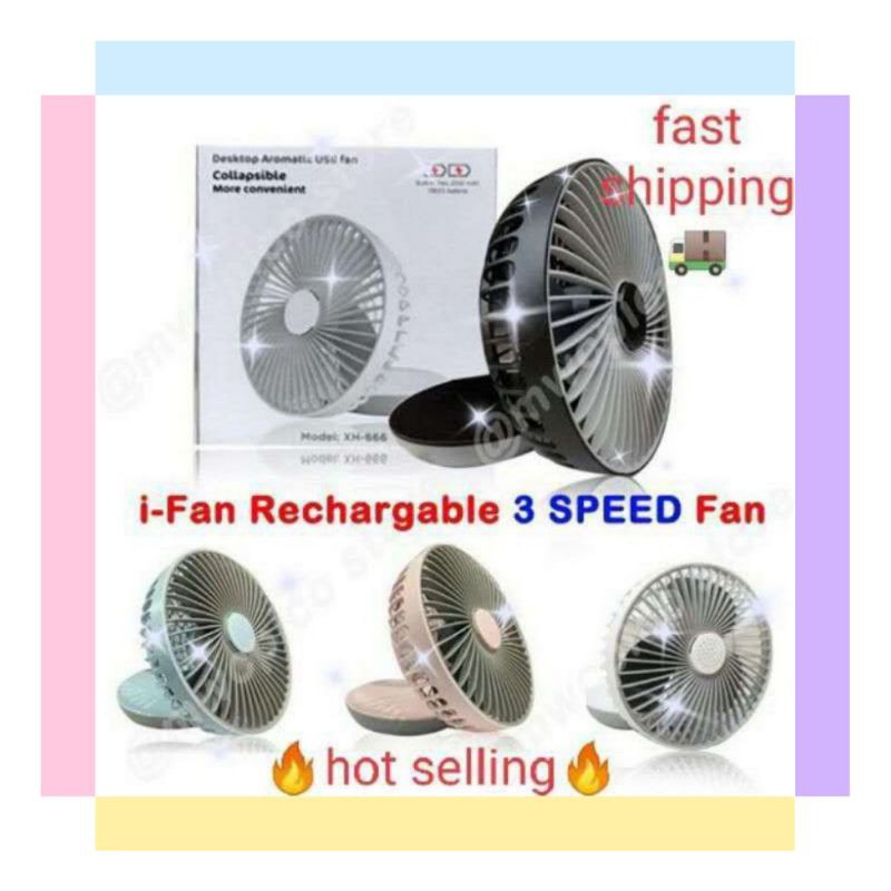 PALING MURAH‼️READYSTOCK‼️Desktop Aromatic USB FAN i-Fan XH-666 ...