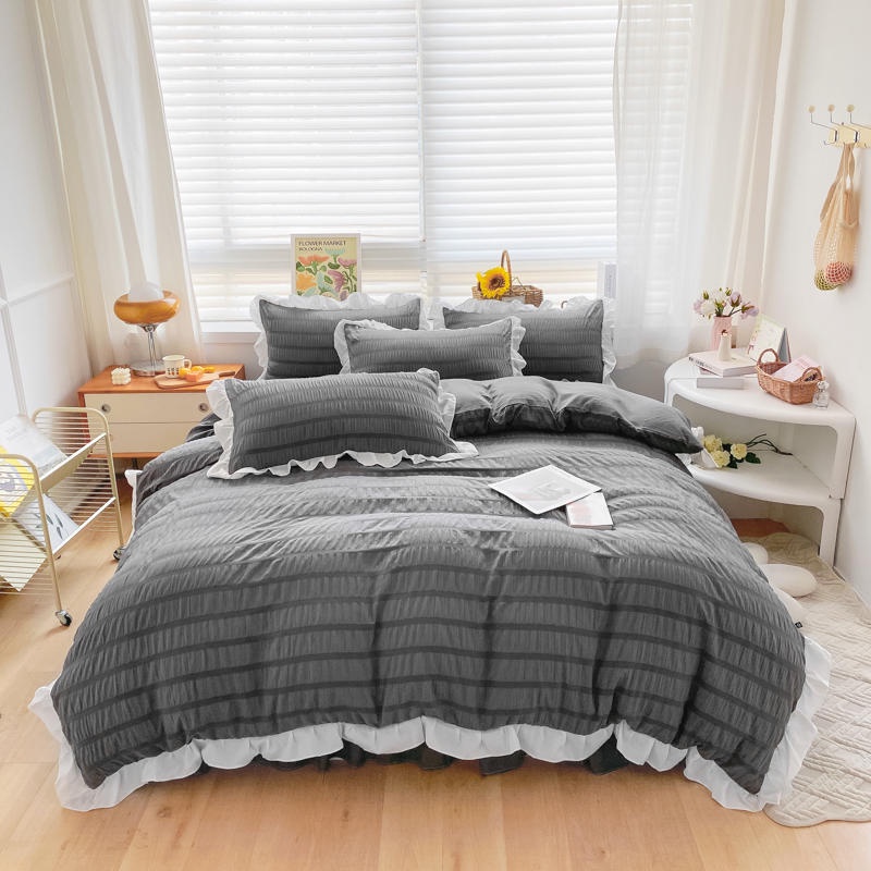 Fashion Floral Bed Skirt – Polyester Bedding For Full, Queen, Or King Size Beds, Multi-Color