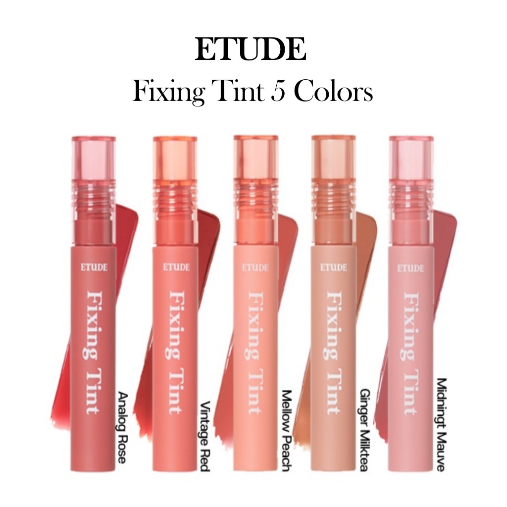 ETUDE Fixing Tint 4g 5 colors / Mask proof Lipstick Korean Cosmetic