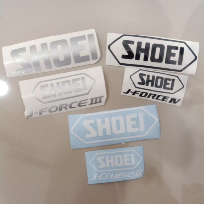 [STICKER POTONG / DECAL] STICKER SHOEI HELMET JF3 J-FORCE IV 4 CONVERT ...