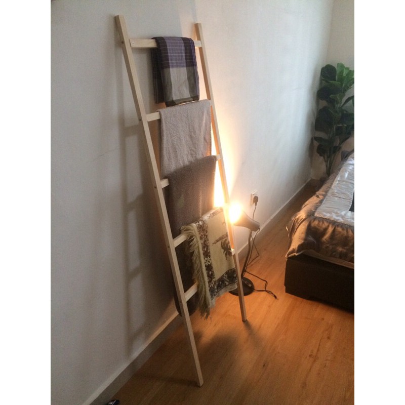 Sejadah Hanger Ladder Rack Wooden Ladder Rak Sejadah | Shopee Malaysia