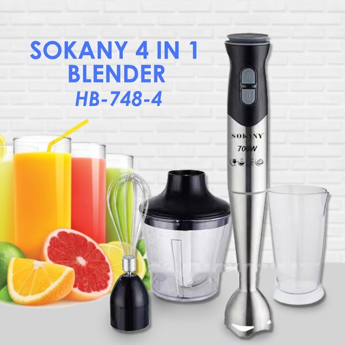 MALAYSIA 1000W [SK17114] 4 DALAM 1 SET BLENDER / SOKANY 4 IN 1