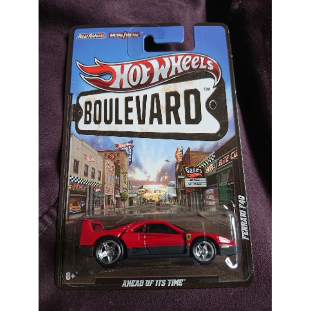 Hot Wheels Ferrari F40 boulevard red not Tomica Kyosho Tarmac Inno