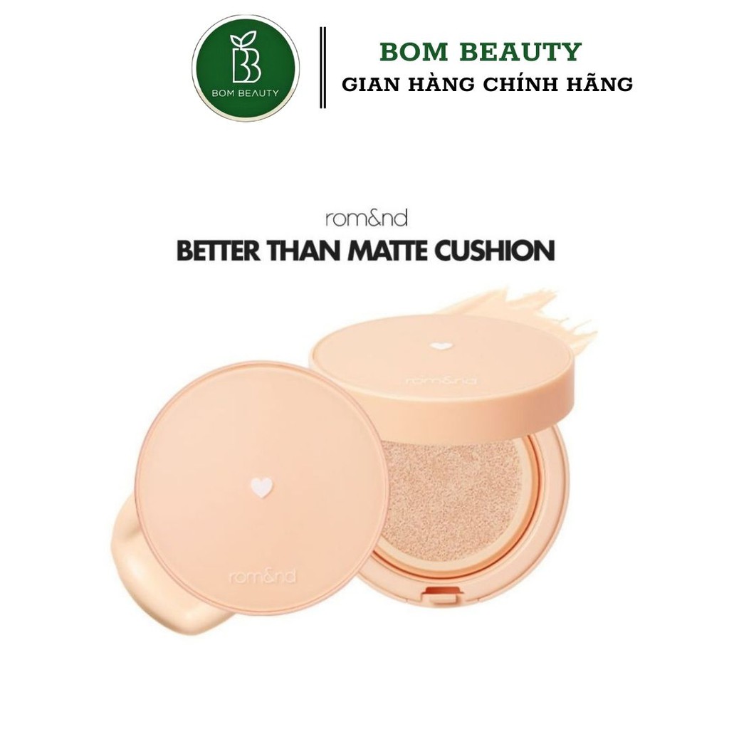 Romand Better Matte Cushion 14g long-lasting, alkaline powder | Shopee ...