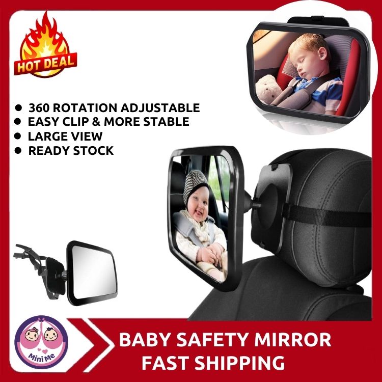 360 Degree Baby Safety Mirror 360 Baby Cermin Shopee Malaysia
