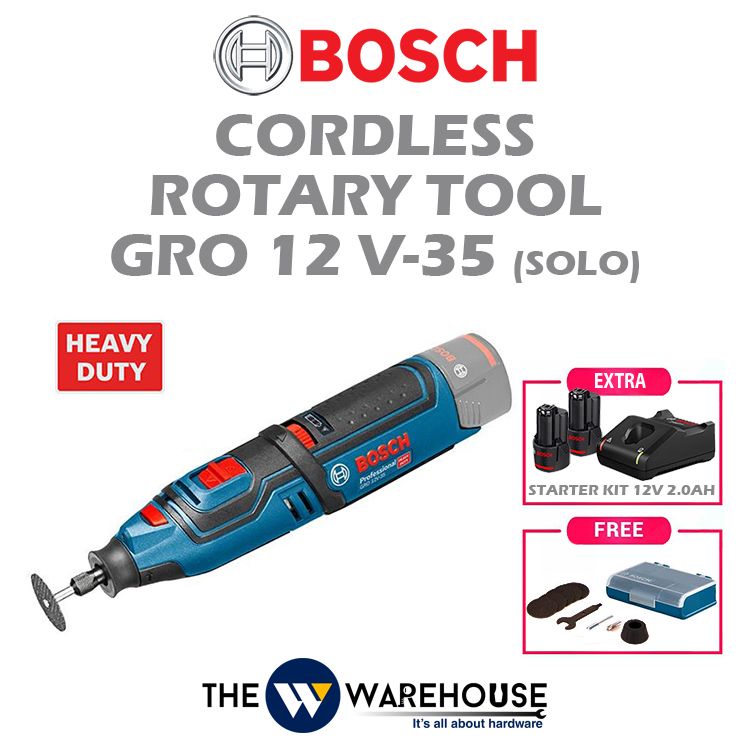 Bosch GRO 12V 35 Cordless Rotary Tool GRO12V 35 SOLO