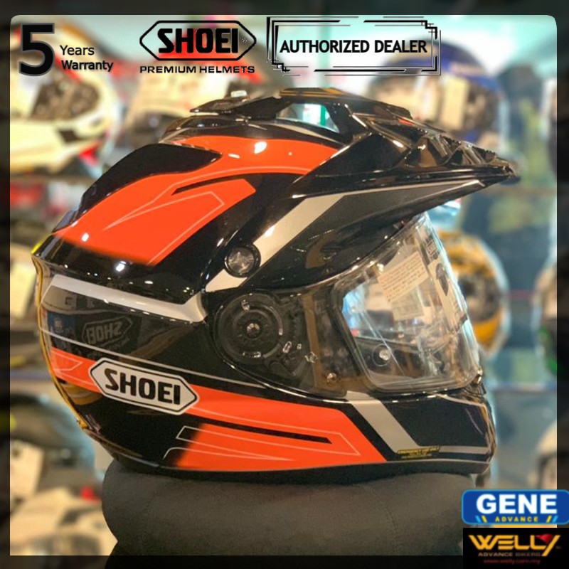SHOEI Hornet ADV Seeker TC 8 Black Orange Top Performance Sport